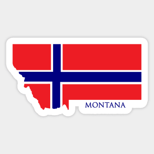 Montana Norwegian Sticker